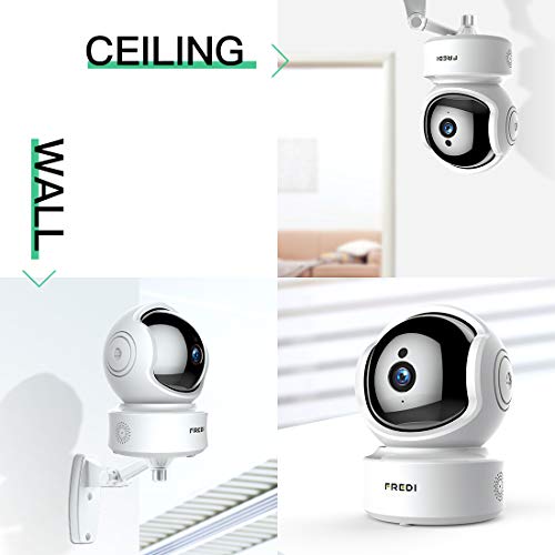 FREDI Baby Monitor 1080P Wireless Security Camera, WiFi Home Security Camera Surveillance HD IP Camera with Motion Detection,Two-Way Audio,Night Vision,Pan/Tilt,Cloud Storage,Micro SD Slot - Thumbnail 7