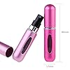 Wendergo Perfume Atomiser Refillable 5 Pcs Travel Perfume Bottle Mini 5 ML Atomizer Spray Bottle Portable Empty…