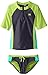 ZeroXposur Little Girls' 2 Piece Rash Swim Set