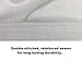 Comfort Crazy Body Pillow Case, 100% Cotton, 400 Thread Count Cover for 20x54 Body Pillow, White