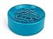 Clipwell Magnetic Paper Clip Holder - Easy Toss & Pick-Up - Holds Various Metal Parts - Powerful Sweep-Up Magnet - Ideal Locker Accessory & Home & Office Organizer - Turquoise