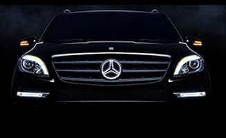Amazon Com Bearfire Led Emblem Logo Grid Led Badge Front Light For Mercedes Benz A B C Cls E Glk Gl R Series White Not Transparent Grid Automotive