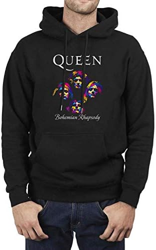 TOPOIRAPP Queen Band Hoodie Fleece Adult Shirt Jacket Sweatshirt for Men Hooded