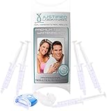 Professional Strength Teeth Whitening Kit Includes XL Syringes Duplex Mouth Tray LED Accelerator Light 5 Syringe Kit