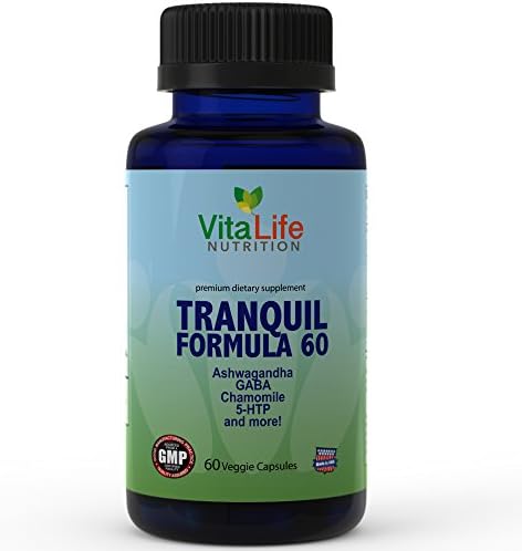 Anxiety, Stress & Panic Attacks Relief Supplements - Anti-Anxiety Formulas with Ashwagandha, Folic Acid, Vitamin B12, GABA and More - for Enhance Mood and Improve Sleep