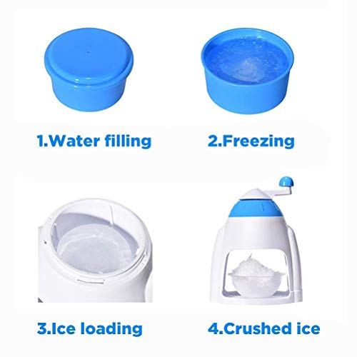 WCY Home Easy Ice Shaver Crusher handbetriebenen Eiszerkleinerer/EIS-Crusher Minihaushalts Eiszerhacker Mini Kleine… – Bild 7