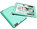 Hocase for iPad 2/3/4 Case, Rugged Slim Shockproof Soft Silicone Rubber+Hard Plastic Hybrid Dual Layer Protective Case for iPad 2nd/3rd/4th Generation (9.7-inch Display) - Teal
