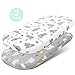 Stretchy Bassinet Sheet Set BROLEX 2 Pack Snug Fitted Cradle Fitted Sheets for Bassinet Pads/Mattress, for Boys Girls,Unisex,Ultra Soft Breathable,Owl Bear