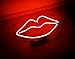 KUKUU Neon Light Sign Decor Lip Kiss Real Glass Handmade 16