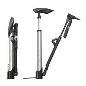 GIYO GM-71 携帯用マイクロフロアポンプ IN-LINEゲージ付 仏・米・英式対応 【英式トンボ口金付属セット】