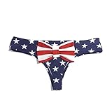 Topmelon Sexy Women's Brazilian Bikini Bottom Back with Bowknot