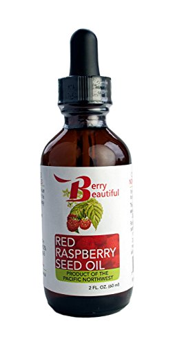 Red raspberry seed oil - 2 fl oz (60 ml) glass bottle w…