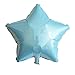 Crescent Moon Shaped Mylar Balloons 36 inch Moon and Star Party Balloons Pack of 18 for Birthday Party Anniversary Celebrate Parties Wedding Baby Shower Decorations (Blue and Silver)