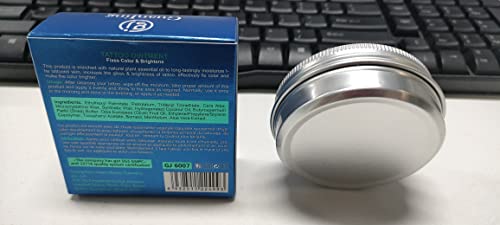 GUAN JING Tattoo Healing Balm 2 Ounce Protects Fresh Tattoos and Rejuvenates Older Tattoos, Tattoo Fix Color and Brightens Cream 40g