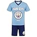 Manchester City FC Official Soccer Gift Boys Short Pajamas
