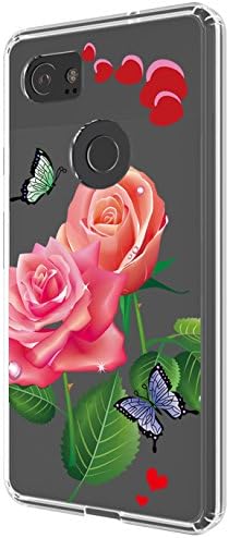 Google Pixel 2 XL Case Crystal Clear Shock Absorption Technology Bumper Soft TPU Cover Case with Ultra Thin Slim Hybrid Shockproof Impact Protection Case Armor Cover