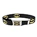 Buckle Down Kids' Magnetic Buckle DC Comics Batman Stretch Belt, Black