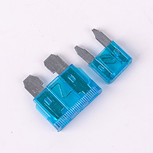 50pcs Assorted Car Truck Blade Fuse Assortment Middle & Small 5A 10A 15A 20A 25A 30A Automotive Replacement Fuse Set