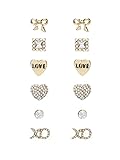 G by GUESS Women's Gold-Tone Stud Earring Set