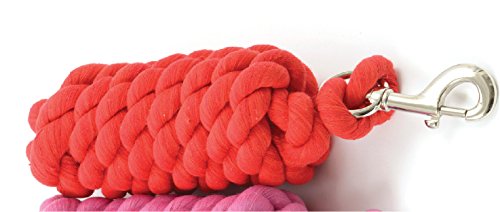Shires Heavy Duty Cotton Lead Line RED