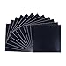 Black Glossy Vinyl Sheets - 12 Pack 12