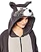 RG Costumes Men's Willie The Wolf Hoodie, Gray, Large