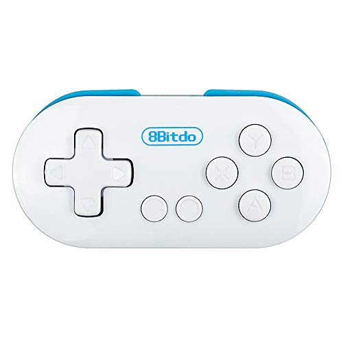 8Bitdo Zero Smallest Wireless Gamepad Mini Bluetooth Game Controller for Android/iOS/Windows/Mac OS (Blue)