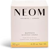 NEOM Happiness Scented Candle 1 Wick Neroli Mimosa Lemon 185g 35h view 3