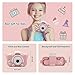 Kids Digital Camera Child Camcorder, Girls Birthday Toy Gifts for 4-13-Year-Old Children, Update Dual Cameras 20.0MP Toddler Video Recorder 1080P IPS 2