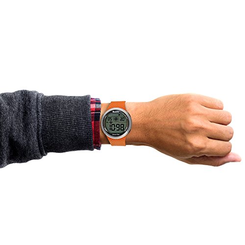 Roots Men's 1R-AT404OR1O Cove Digital Display Quartz Orange Watch