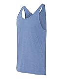 The Unisex Jersey Tank (Blue TriBlend) (Large)