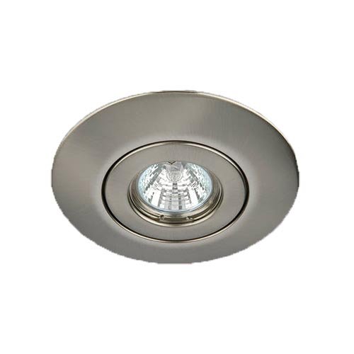 Brushed stainless steel downlights