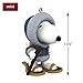 Hallmark Keepsake 0899QXM8367 Mini Christmas Ornament 2019 Year Dated Peanuts Winter Fun With Snoopy Snowshoeing Miniature, 1.04