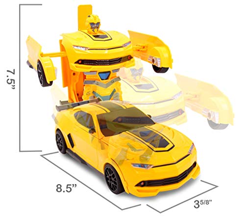image for Transformania Toys Kids RC Toy Transforming Robot Remote Control (27 M