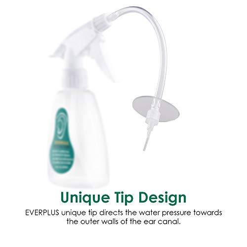 Earwax Removal Kit for Ear Cleaning, Ear Wax Removal Tool for Ear Irrigation, Earwax Romover for Adults and Kids,Ear Washer Bottle (Upgraded)