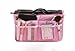 KLOUD City 6 Colors Nylon Travel Handbag Pouch / Bag in Bag / Insert Organizer / Cosmetic Pocket / Makeup Bag / Tidy Bag plus KLOUD City Cleaning Cloth (pink)