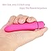 Small Bullet Vibrator for Women: Waterproof Mini Wand Massager with 10 Modes, Personal Vibrating Massager for Clitoral G Spot Nipple, Female Sex Toy, Pink (Dark Pink)