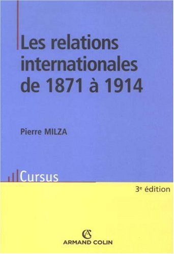 Les  relations internationales de 1871 à 1914