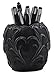 Ebros Gift Tribal Tattoo Floral Skull Pen Holder Figurine 5.75