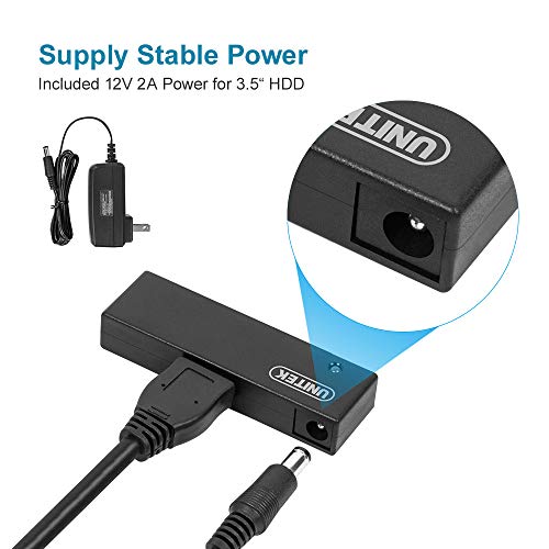 Unitek USB 3.0 to SATA III Hard Drive Adapter Converter Cable for 2.5 3