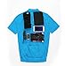 KORAMAN Men's Reflective Short Sleeve Cycling Jersey with Zipper Pocket Quick-Dry Breathable Biking Shirt Blue 3XL