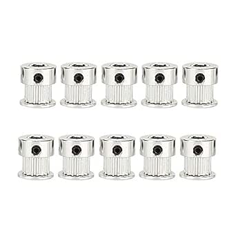 5Pcs GT2 Timing Belt Pulley,16 Teeth 