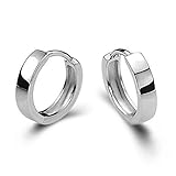 DIB Men Women 925 Sterling Silver Stud Earrings Hoop Huggie Gifts