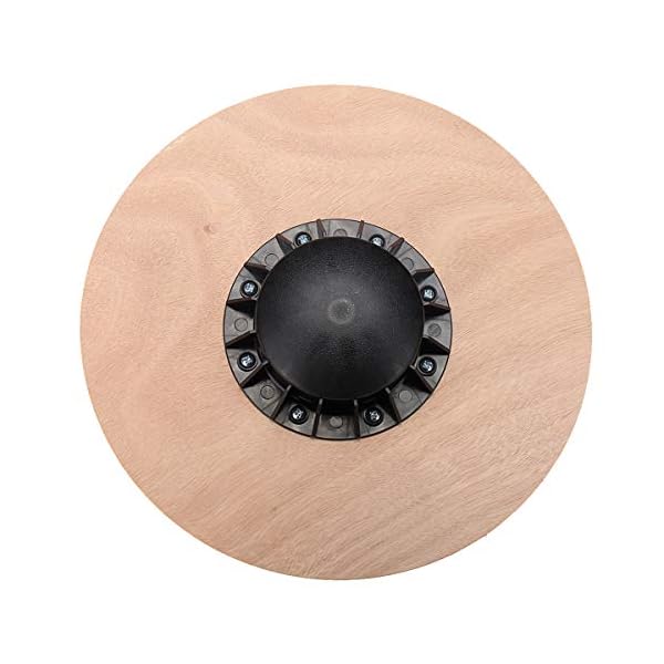 ROMIX® Wooden Balance Board, Wobble Board Training Physio 42cm Non-Slip Round Self Fitness Trainer Body Exercise Gym…
