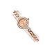 GEORGE SMITH 22 mm Austrain Crystals Rose Gold Dial Women's Wrist Watch for Ladies with Stainless Steel Band