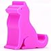 Plinrise Super Cute Phone Holder, Mini Cat Shaped Silica Gel Cellphone Stand, Animal Phone Mount for All Cellphone Free Your Hands (Purple)
