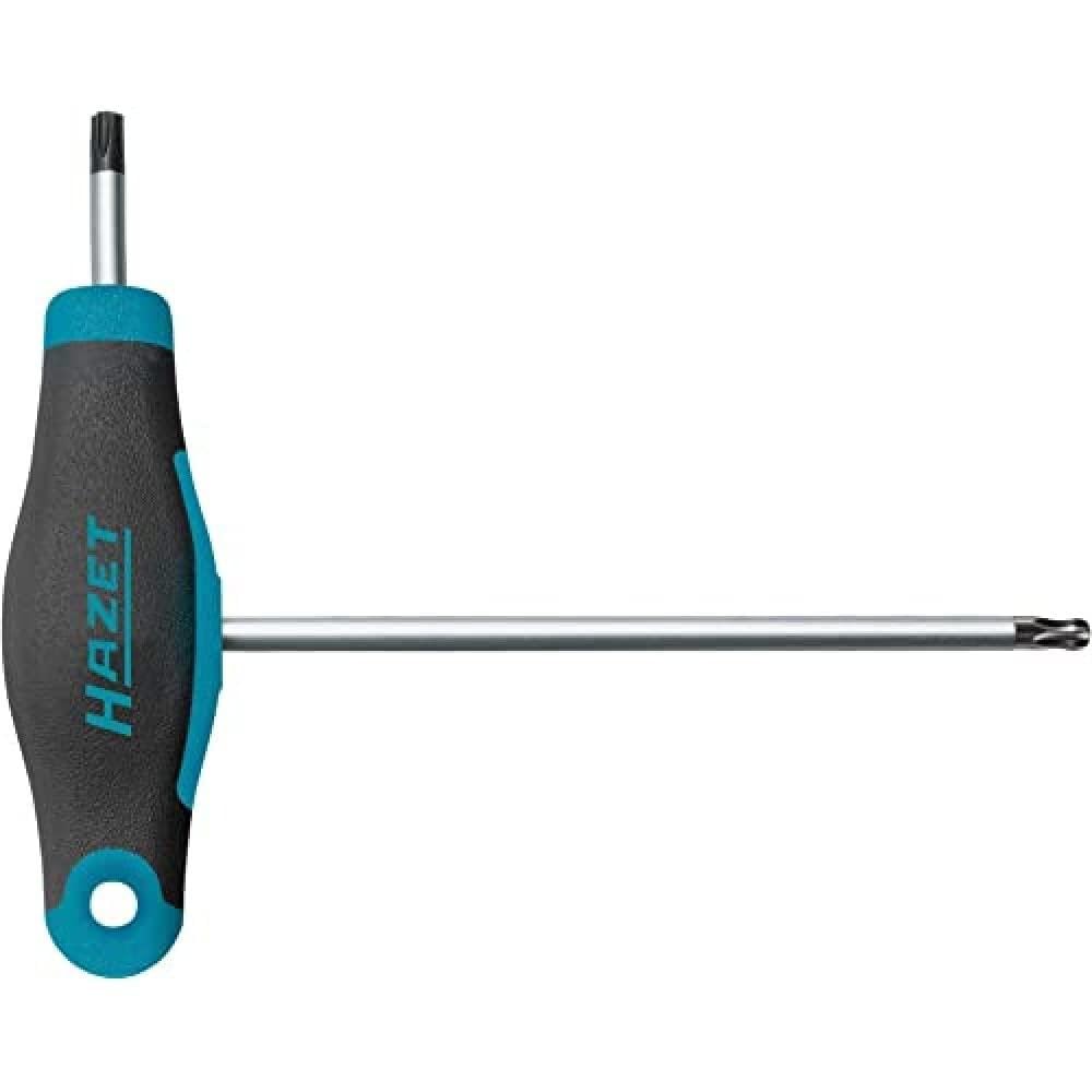 Hazet 829KKT-T20 Allen Wrench (Short and Long Blade for Flexible Use, Torx Profile, Size: T20) Dark Blue — image 1