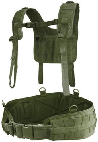 Condor Battle Belt and H - Suspender Harness Combination (Black Medium)