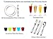 25 Heavyweight Elegant Plastic Disposable Place Settings: 25 Dinner Plates, 25 Salad or Dessert Plates & 25 Polished Silver Plastic Forks Knives & Spoons
