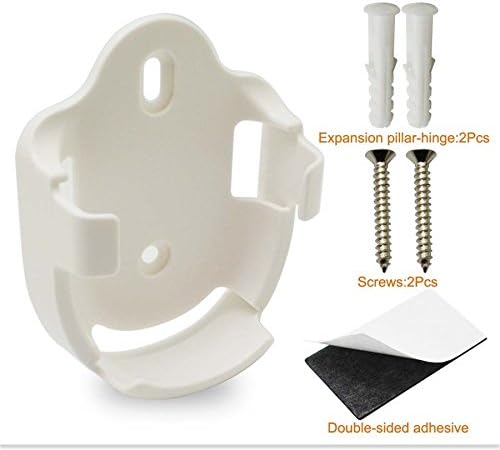 Wall Mount Bracket White PVC Suitable for Mi Light Series LED Remote Controller (1 Pack)